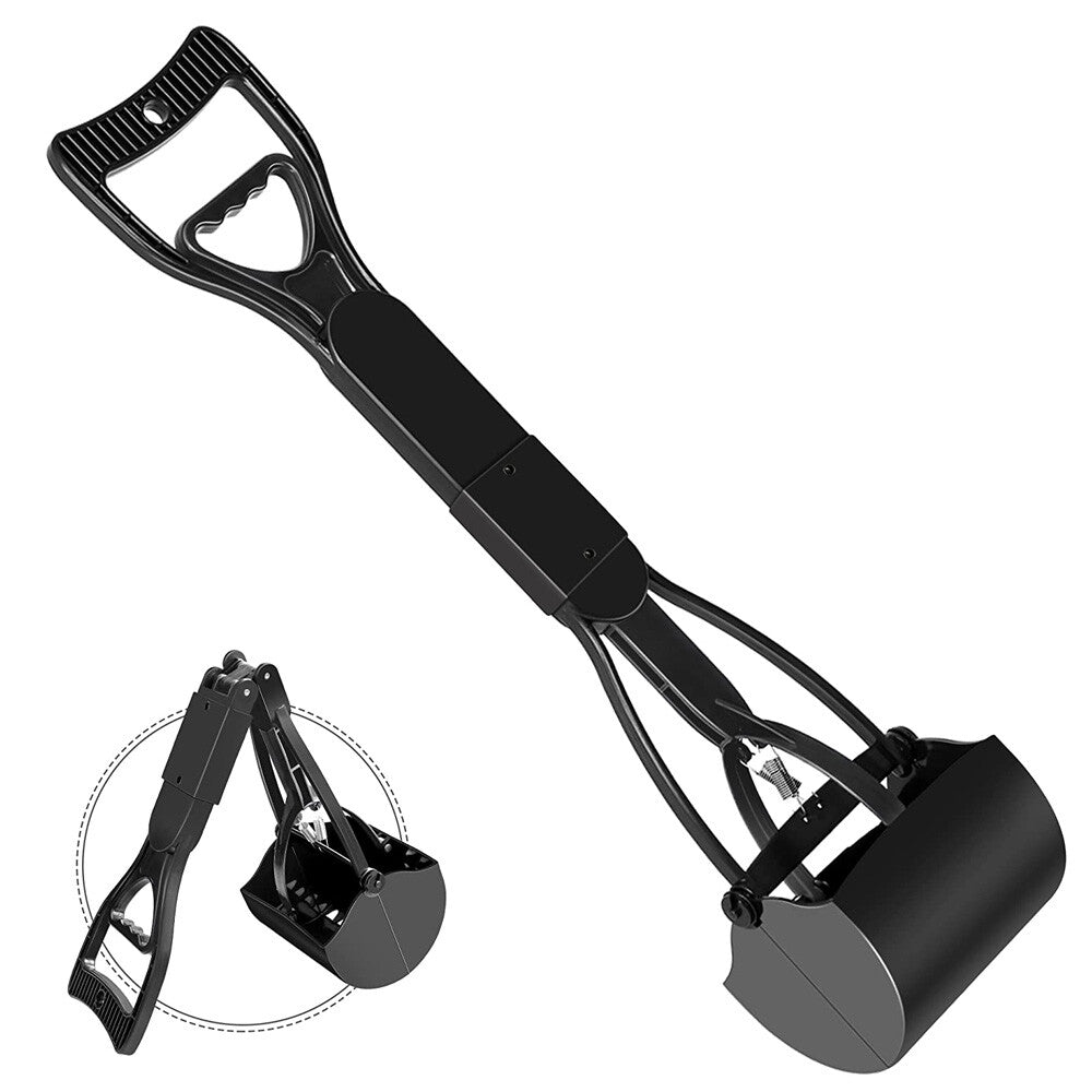 Non-Breakable Pet Dog Pooper Scooper with Handle Portable Scooper Waste Pick Up