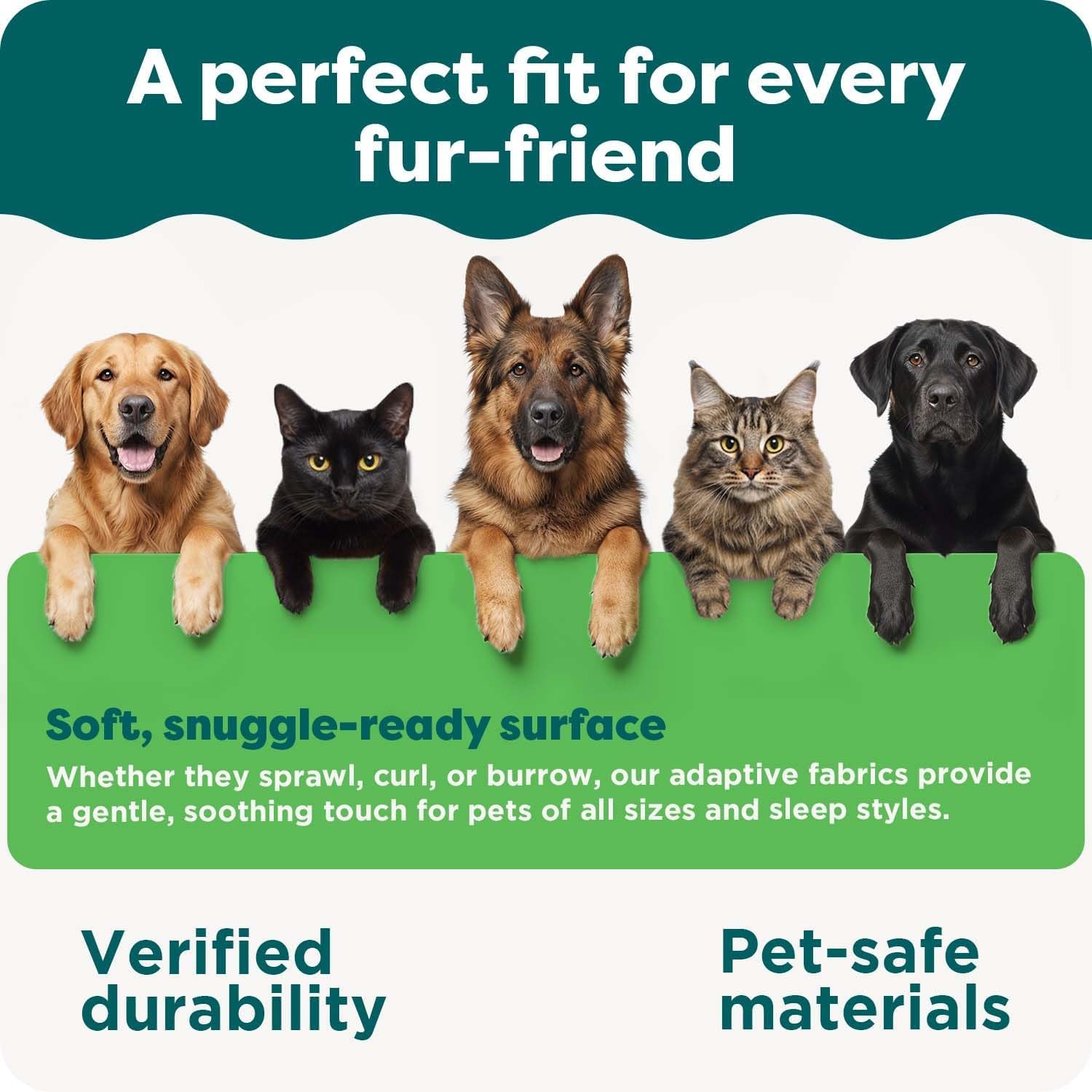 Orthopedic Dog Bed for Large Dogs, Sofa Contour Mattress with Solid Orthopedic Foam Slab for Joint Support, Removable Washable Cover, Jumbo plus XXL, Faux Fur, Charcoal