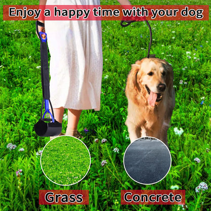 Non-Breakable Pet Dog Pooper Scooper with Handle Portable Scooper Waste Pick Up