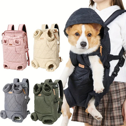 Portable Pet Carrier Backpack Airline Approved Dog Cat Backpack Bag Hands Free Travel Pet Carrier for Small Dogs Cats Puppies