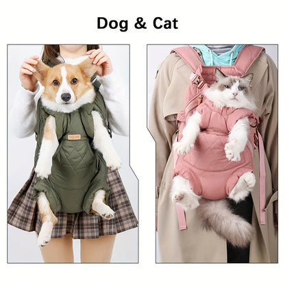 Portable Pet Carrier Backpack Airline Approved Dog Cat Backpack Bag Hands Free Travel Pet Carrier for Small Dogs Cats Puppies