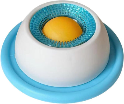 Dog Licking Bowl, Dog Lick Ball, Interactive Slow Feeder & Anxiety Relief Treat Dispenser with Non-Slip Base for Puppy Kitten Mental Stimulation.